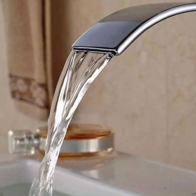 Torneira Banheiro Lavabo Cascata Bica Baixa Monocomando Inox