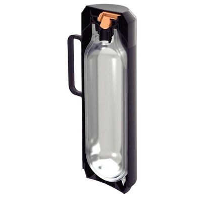 Garrafa Térmica 1L Tramontina Exata Plástico Preto com Ampola de Vidro Tampa Rosqueável