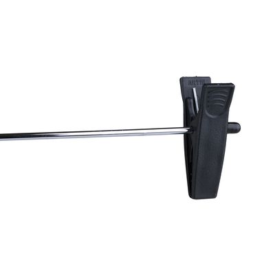 Conjunto De 2 Cabides Arthi Aço Cromado Com Presilhas Prata