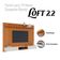 Painel Para Tv Home Suspenso Ripado Loft 2.2 Nature Off White - Imcal