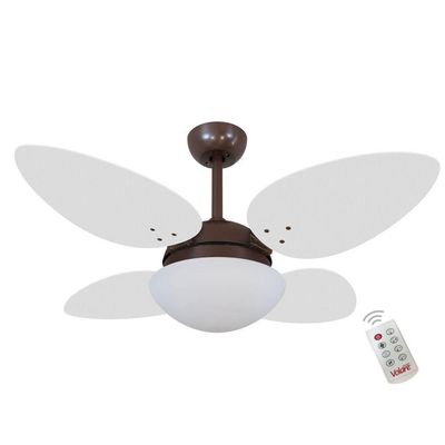 Ventilador Prince Iv Branco 127V E Controle Remoto 110V