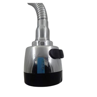 Torneira Gourmet Flexível De Parede Com Ducha Cromado Inox Rotação De 360° Cozinha Lavanderia