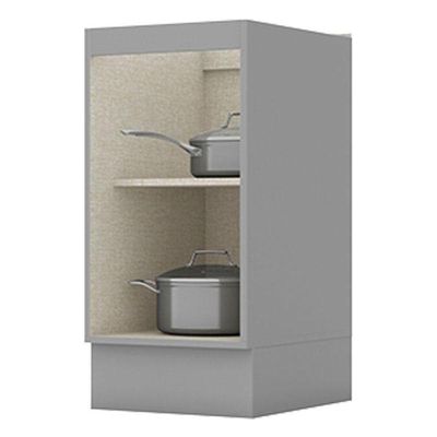 Balcão 1 Porta 40 Cm Americana Cinza – Henn
