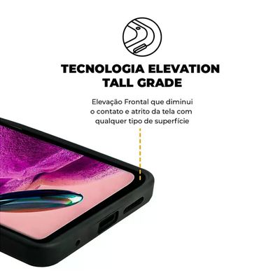 Kit Capa Silicon Veloz e Película Hydrogel HD para Xiaomi Redmi Note 12S - Gshield