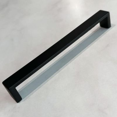 Puxador Alça de Móvel Preto Fosco 16cm Piauí Torralba Minimalista 3267