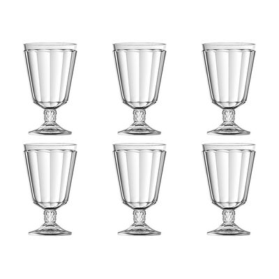 Jogo de taças em vidro L'Hermitage Splendor 330ml 6 peças