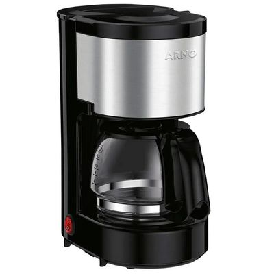 Cafeteira Arno Filtro Perfectta 12 Xicaras Inox - 8010000817 Preto-inox 110 Volts