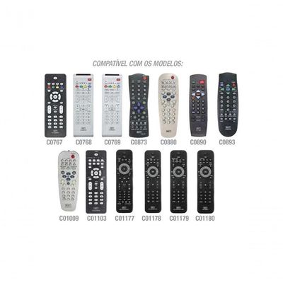Controle Remoto Mxt 01287 Philips Smart - Modelos