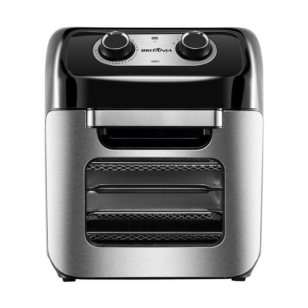 Fritadeira Elétrica Air Fryer Britânia Oven BFR2300P 12L Preta - 220V Fritadeira Elétrica Air Fryer Britânia Oven BFR2300P 12L Preta - 220V