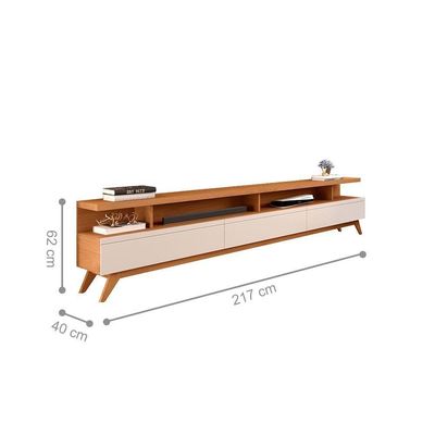 Conjunto De Rack E Painel Pará Nature Off White