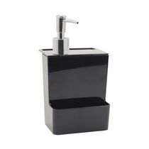 Dispenser de Detergente Coza Multi Glass em Plástico Vermelho 600ml