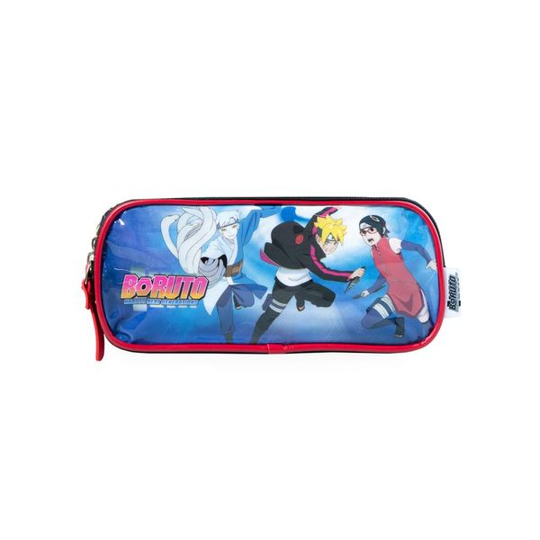 Estojo Escolar Masculina Boruto U / Preto