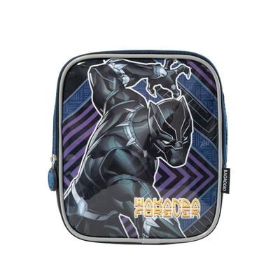 Lancheira Escolar Masculina Marvel Pantera Negra U / Azul