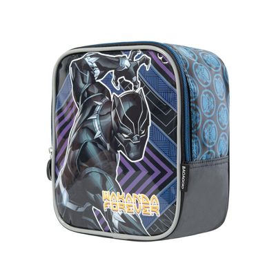 Lancheira Escolar Masculina Marvel Pantera Negra U / Azul