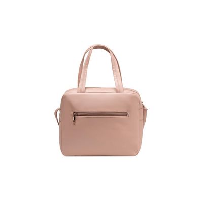 Bolsa Feminina Mini Baú Rebite Nude P / Nude