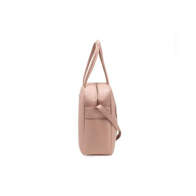 Bolsa Feminina Mini Baú Rebite Nude P / Nude