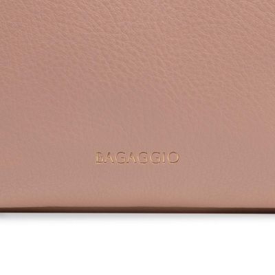 Bolsa Feminina Mini Baú Rebite Nude P / Nude