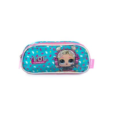 Estojo Escolar Feminino Premium LOL Verde Claro U / Verde claro
