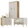 Quarto De Bebê Ambiente Ludmila Off White Bétula - Carolina Baby