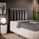 Cabeceira Cama Box Solteiro 100 cm Dália W01 Couríssimo Preto - Lyam Decor
