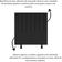 Cabeceira Estofada Cama Solteiro 90 Cm Sophia Carla Suede Preto