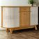 Buffet Aparador 3 Portas 136 Cm Monza Madetec Cinamomo Off White