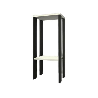 Mesa Alta Mesa De Canto Mesa De Apoio Mesa De Bebedouro Mesa Lateral Preto E Branco