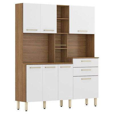 Kit Para Cozinha Amendola Branco - Demóbile