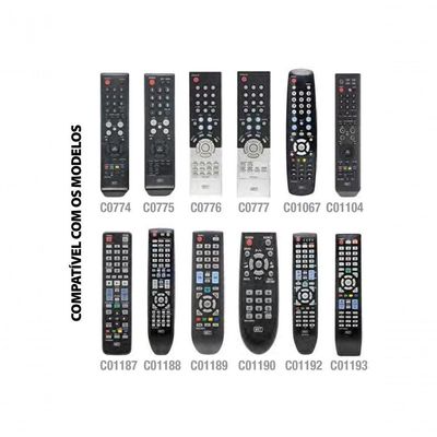 Controle Remoto Mxt 01285 Samsung Smart - Modelos