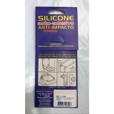 Silicone Auto Adesivo Anti Impacto