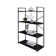 Estante C/04 Prateleiras 118x80x33cm Yon Preto Tx/est.preta Preto Tx/est.preta