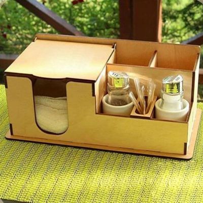 Porta Guardanapo E Sachê Em Mdf - Kit 10 Unidades
