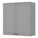 Armário Aéreo 2 Portas 80 Cm Nova York Cinza – Henn