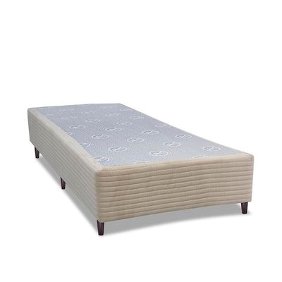 Base Box para Colchão Solteiro Cama InBox Livity 38x88x188cm Bege