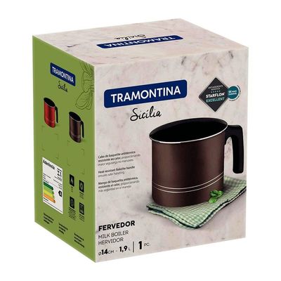 Fervedor Tramontina Sicília em Alumínio com Revestimento em Antiaderente Starflon Excellent 1,9 L Areia