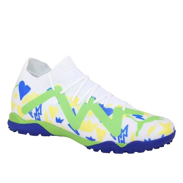 Chuteira Society Puma Neymar Jr Future Match TT 38 / Branco e Verde