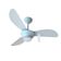 Ventilador de Teto Ventisol Mistral Led Inverter com Controle Branco Bivolt