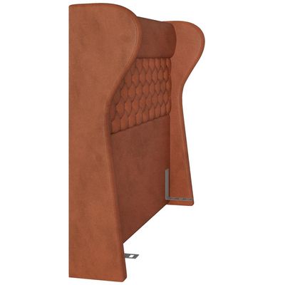 Cabeceira Cama Box Casal 140 cm P05 Madrid Couríssimo Camel - Lyam Decor