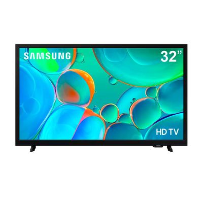 Smart TV 32 Samsung HD H5000F com Sistema Operacional Tizen, Tecnologia HDR, PurColor, Som em Movimento Virtual e Central de Segurança Knox Preto / Bivolt