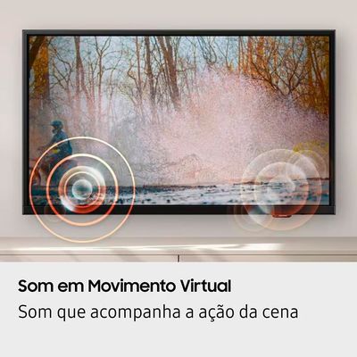 Smart TV 32 Samsung HD H5000F com Sistema Operacional Tizen, Tecnologia HDR, PurColor, Som em Movimento Virtual e Central de Segurança Knox Preto / Bivolt