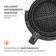 Fritadeira Elétrica Sem Óleo Air Fryer Mondial AF35-BF MK NE 1500W 3,5 Litros Preto / 110V