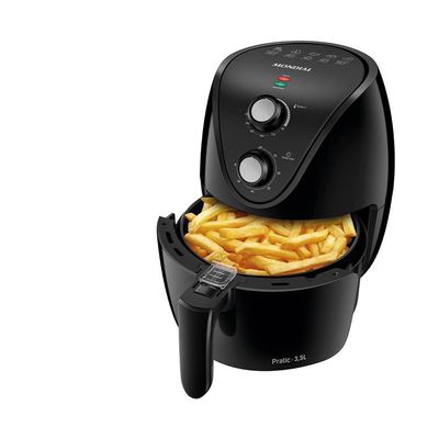 Fritadeira Elétrica Sem Óleo Air Fryer Mondial AF35-BF MK NE 1500W 3,5 Litros Preto / 110V