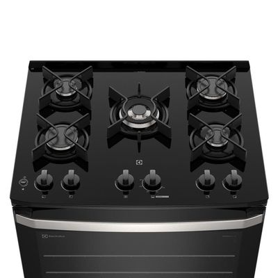 Fogão 5 Bocas Electrolux FE5GB Efficient Preto / Bivolt