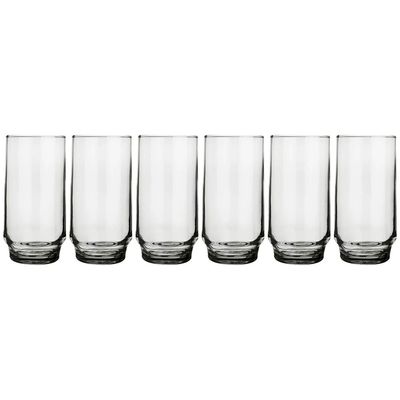 Conjunto de Copos Nadir Lights em Vidro 300 ml 6 Peças Transparente