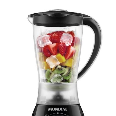 Liquidificador Mondial Easy Power L-550-B com 2 velocidades + Função Pulsar 550W Preto / 220V