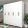 Guarda-Roupa Bartira Porto com 8 Portas e 4 Gavetas 219,2 de Largura Branco