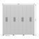 Guarda-Roupa Bartira Porto com 8 Portas e 4 Gavetas 219,2 de Largura Branco