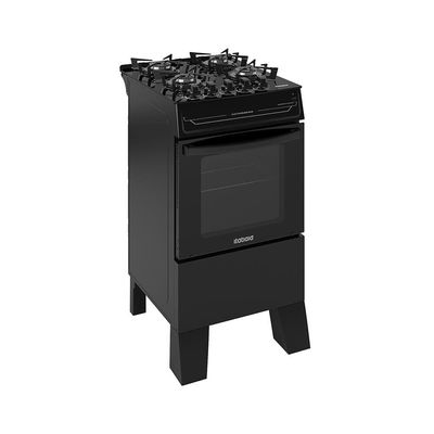 Fogão Itatiaia 4 Bocas Electra Glass Plus com Mesa de Vidro e Acendimento Automático Preto / Bivolt