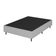 Cama Box Casal Umaflex Loreto Branco com Cinza