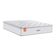 Cama Box Casal MGA Itaflex Colchão Inducol Montreal Europillow Molas Ensacadas SoftGel Cinza com Branco